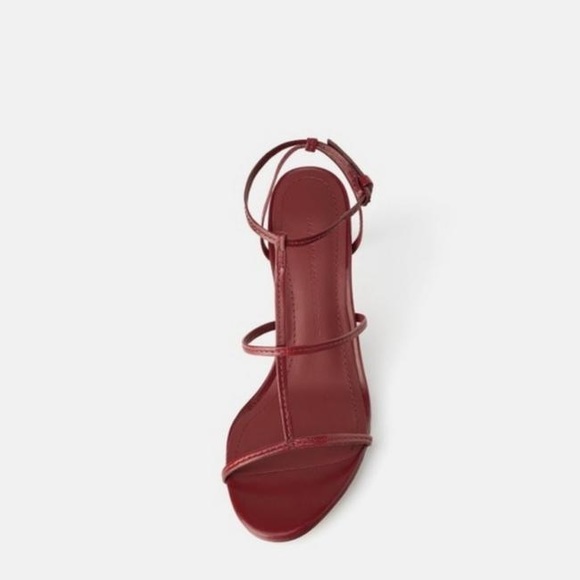 Zara Leather Strappy Sandal - Picture 3 of 5